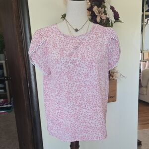 Floral Pink Women's Top
